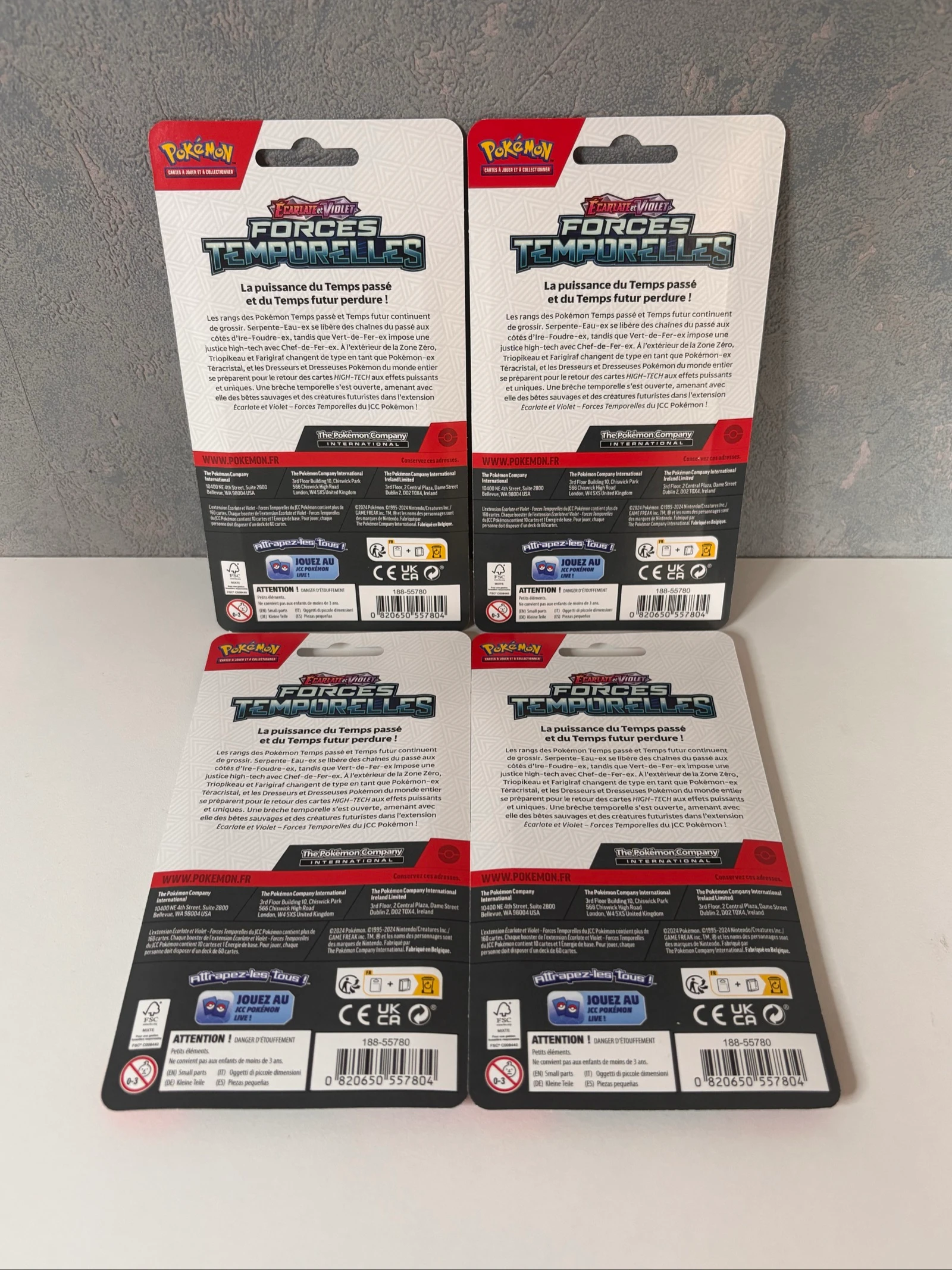 Carta Pokémon ArtSet Blister EV05 Forças Temporais nova selada – photo 2